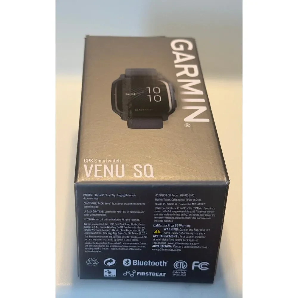 Garmin Venu SQ GPS Smartwatch - Slate
